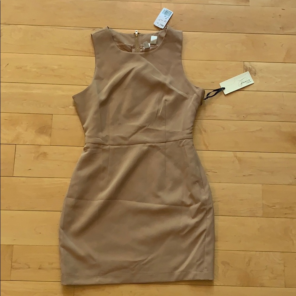 Short Camel Dress Forever 21 Exclusive